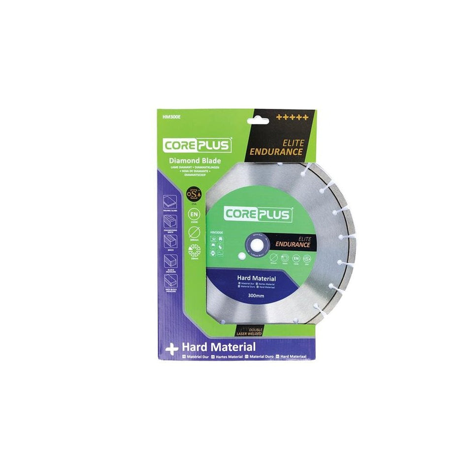 CorePlus HM300E Elite Hard Material Turbo Diamond Blade 300mm