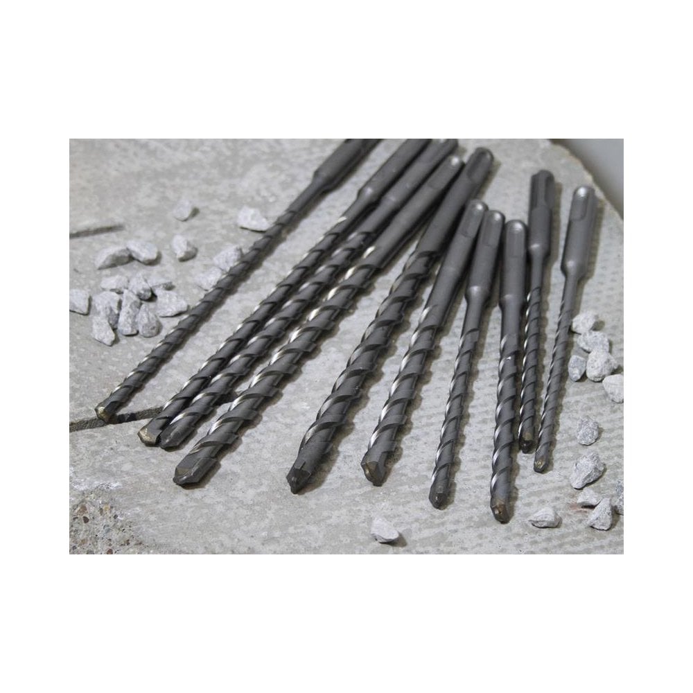 Faithfull SDS Plus Drill Bit Set, 10 Piece