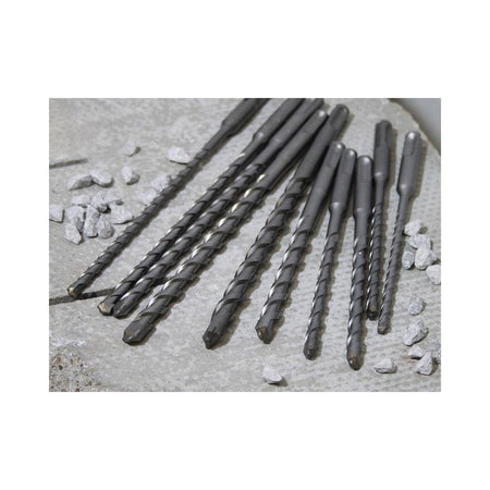 Faithfull SDS Plus Drill Bit Set, 10 Piece