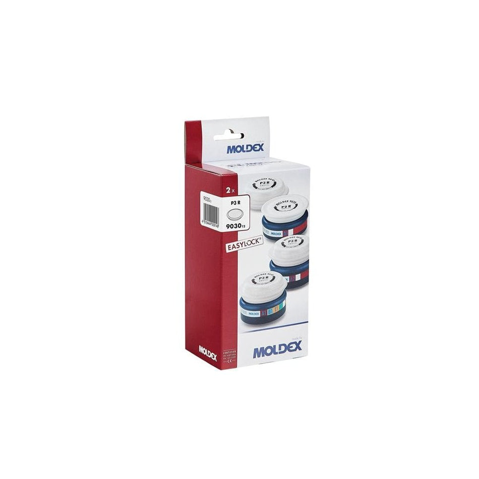 Moldex EasyLockÂ© P3 R Particulate Filter (Retail Box of 2)