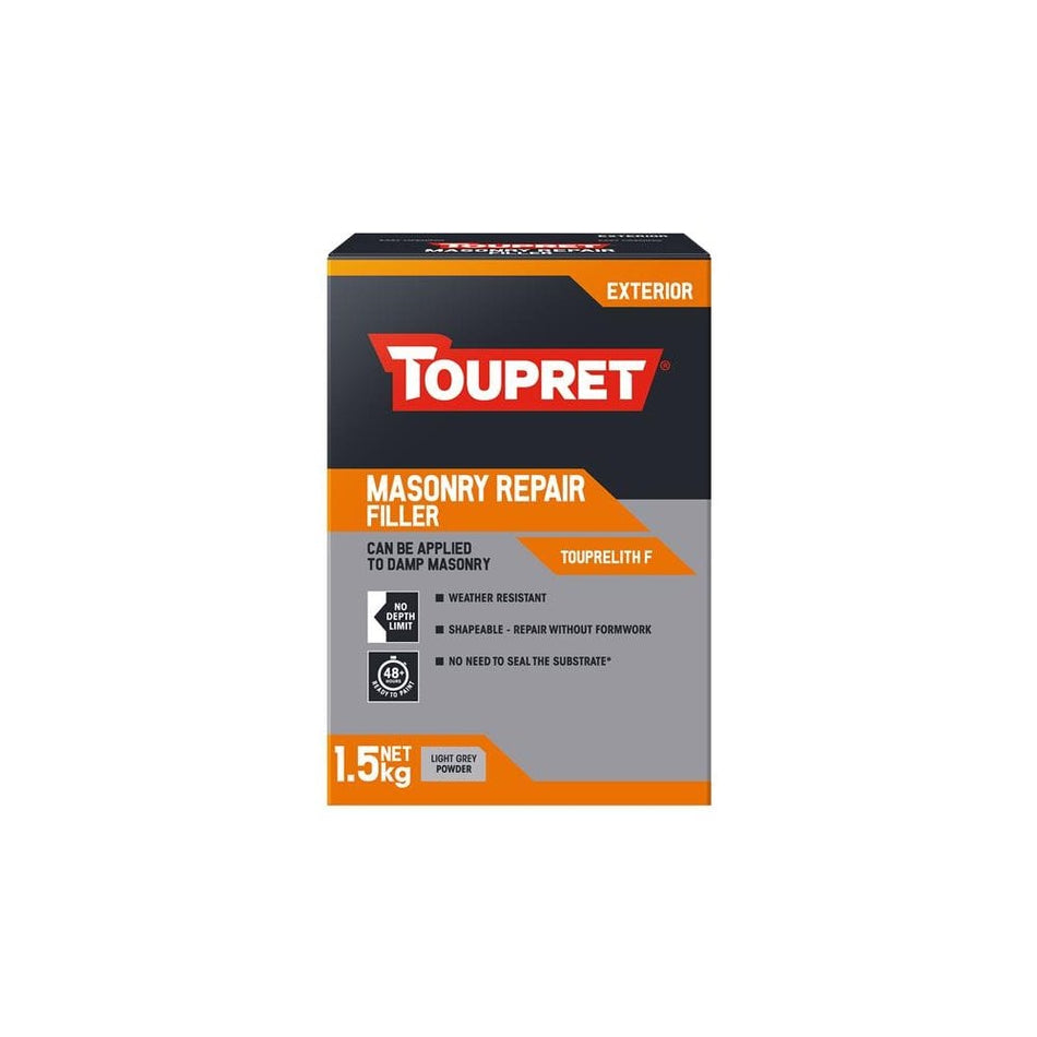 Toupret Exterior Masonry Repair Filler 1.5kg