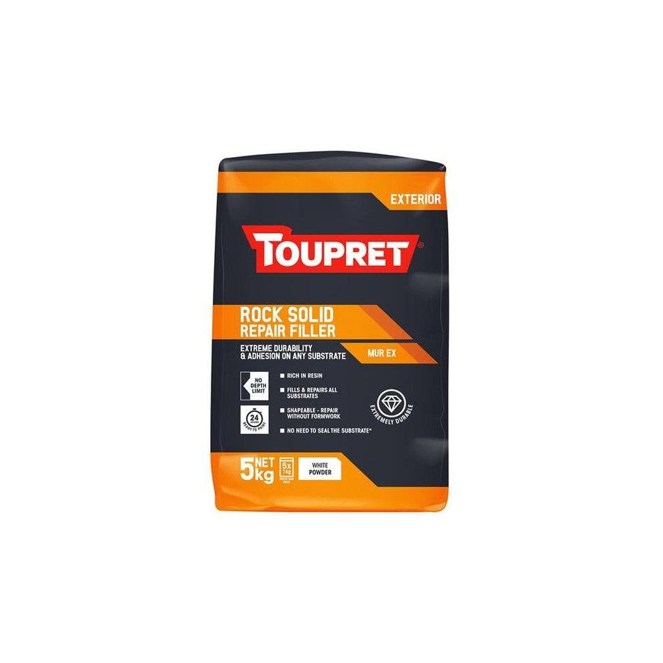 Toupret Exterior Rock Solid Repair Filler 5kg