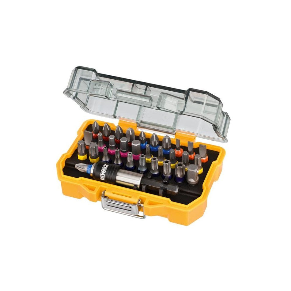 DEWALT Screwdriver Bit Set 32 Piece Merchandiser of 12