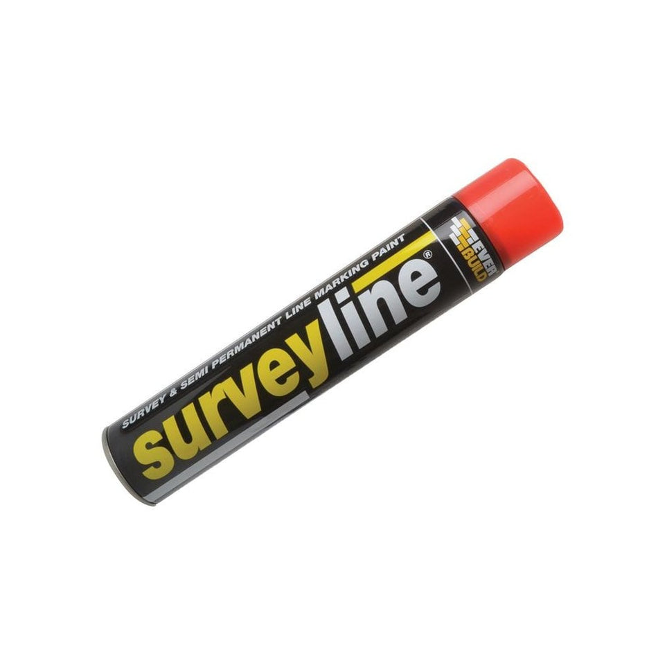 Everbuild Surveyline Marker Spray Red 700ml