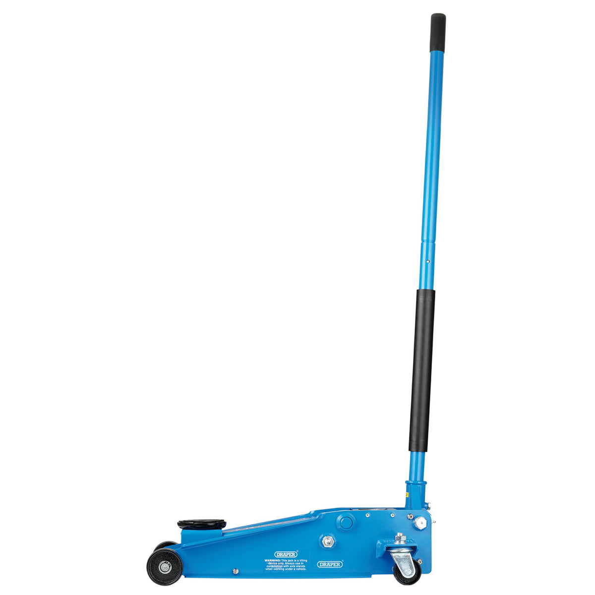 DRAPER Heavy Duty Trolley Jack With Twin Pistons (3 Tonne)
