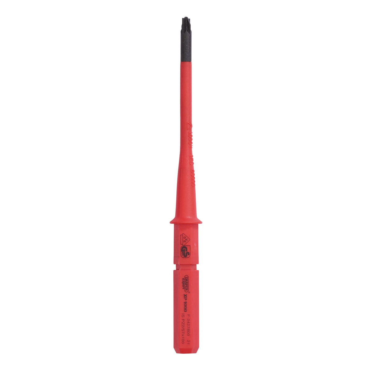 DRAPER Ergo Plus Extra Slim PZ/SL Type VDE Interchangeable Screwdriver Blade No:2 x 100mm : Model No. 9651PZ/SL SLIM
