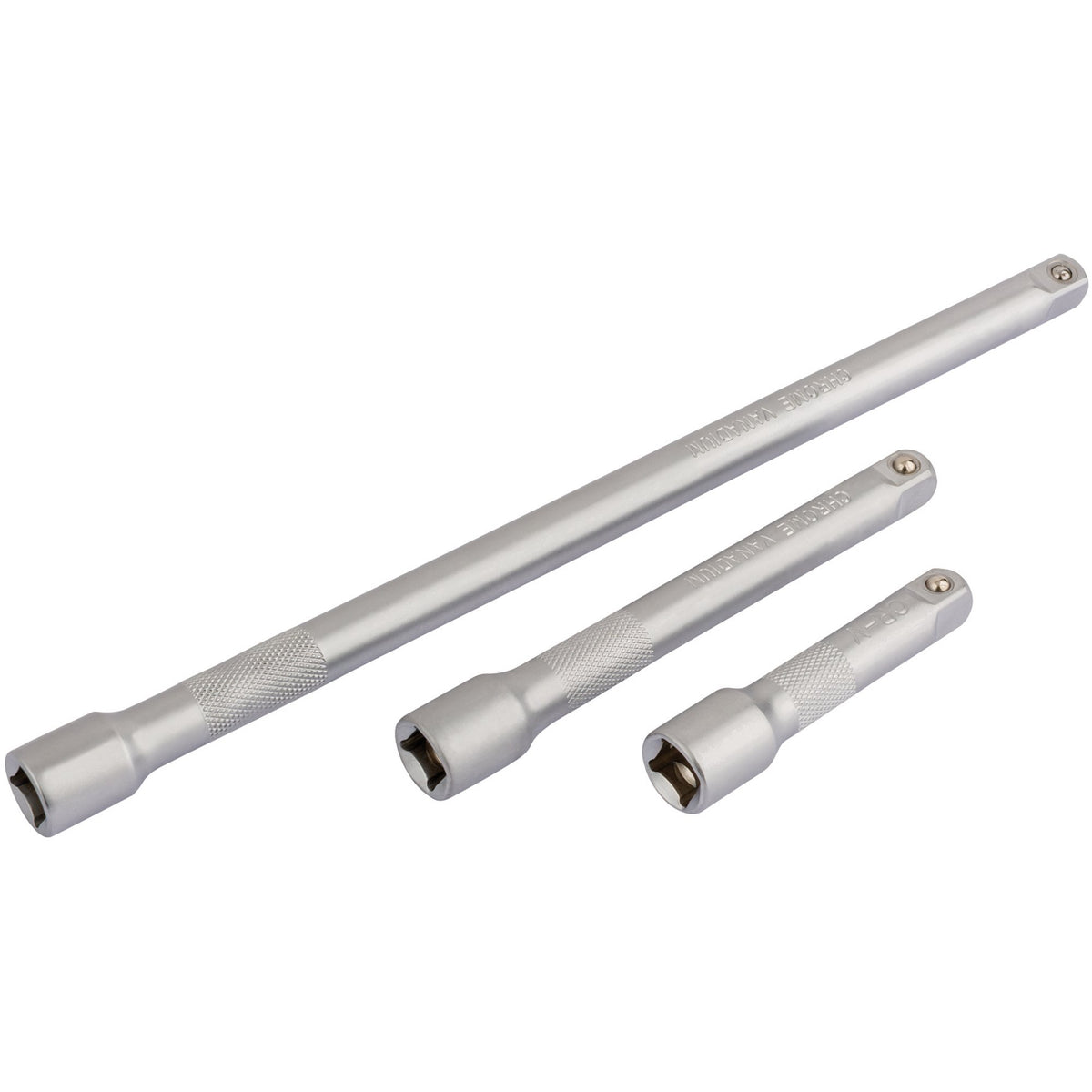 DRAPER 3/8" Square Drive Extension Bar Set (3 Piece) : Model No. DD-EXT/3