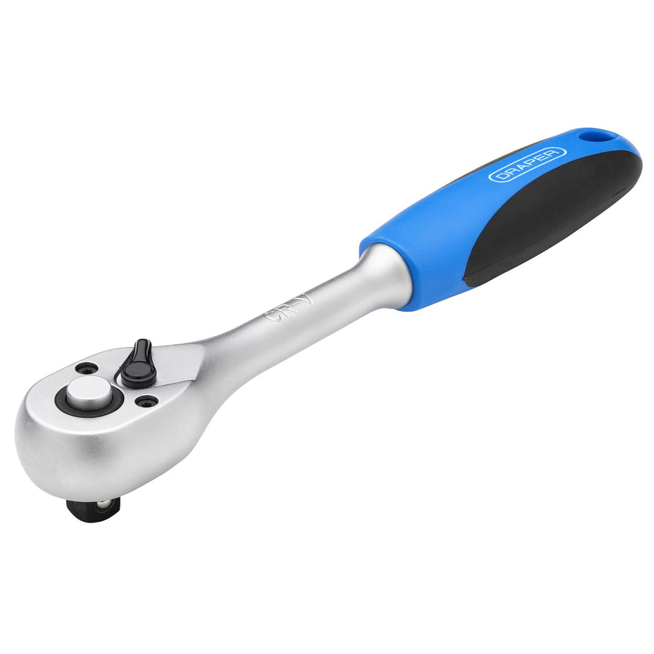 DRAPER 3/8" Sq. Dr. 72 Tooth Reversible Soft Grip Ratchets : Model No. DD72