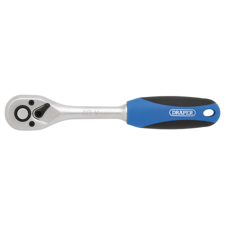 DRAPER 3/8" Sq. Dr. 72 Tooth Reversible Soft Grip Ratchets : Model No. DD72