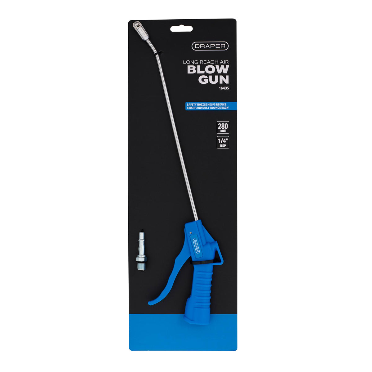 DRAPER 250mm Long Air Blow Gun