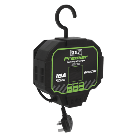 Sealey Battery Charger & Maintainer 16A Automatic Model No- SPBC16