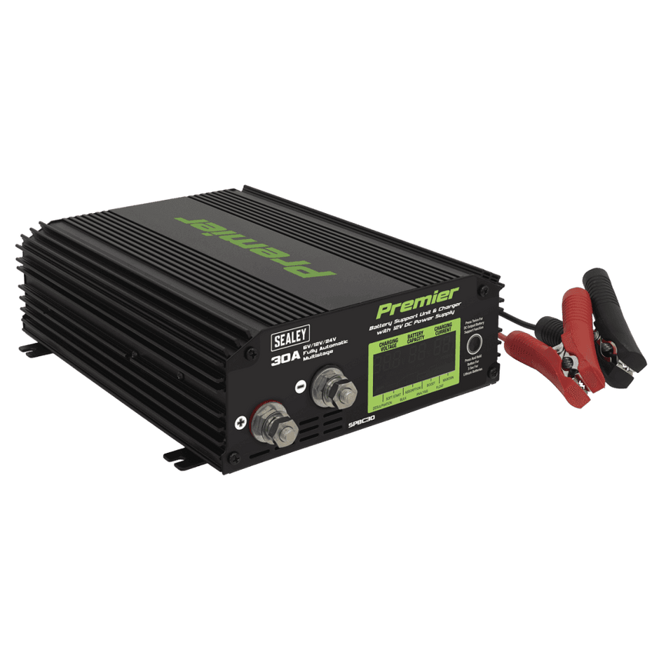 Sealey Battery Support Unit & Charger 30A Model No- SPBC30