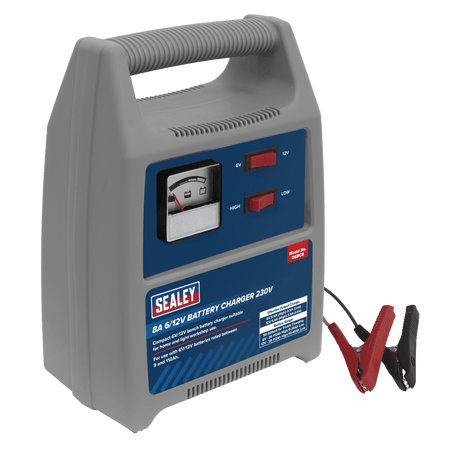 Sealey Battery Charger 8A 6/12V 230V Model No- DSBC8