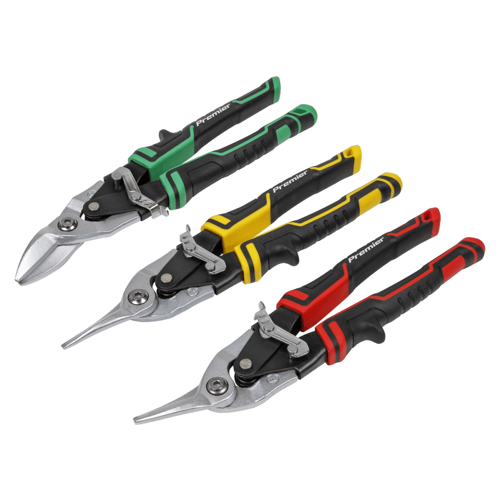 Sealey High Leverage Aviation Tin Snip Set 3pc Model No- AK69073