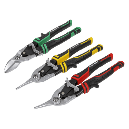 Sealey High Leverage Aviation Tin Snip Set 3pc Model No- AK69073