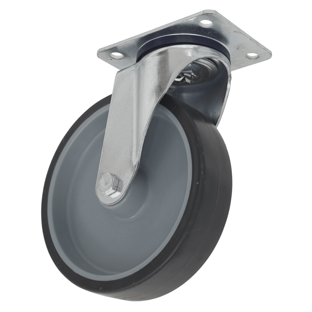 Sealey Medium-Duty Thermoplastic Swivel Castor Wheel 100mm - Trade Model No- SCW2100SPEM