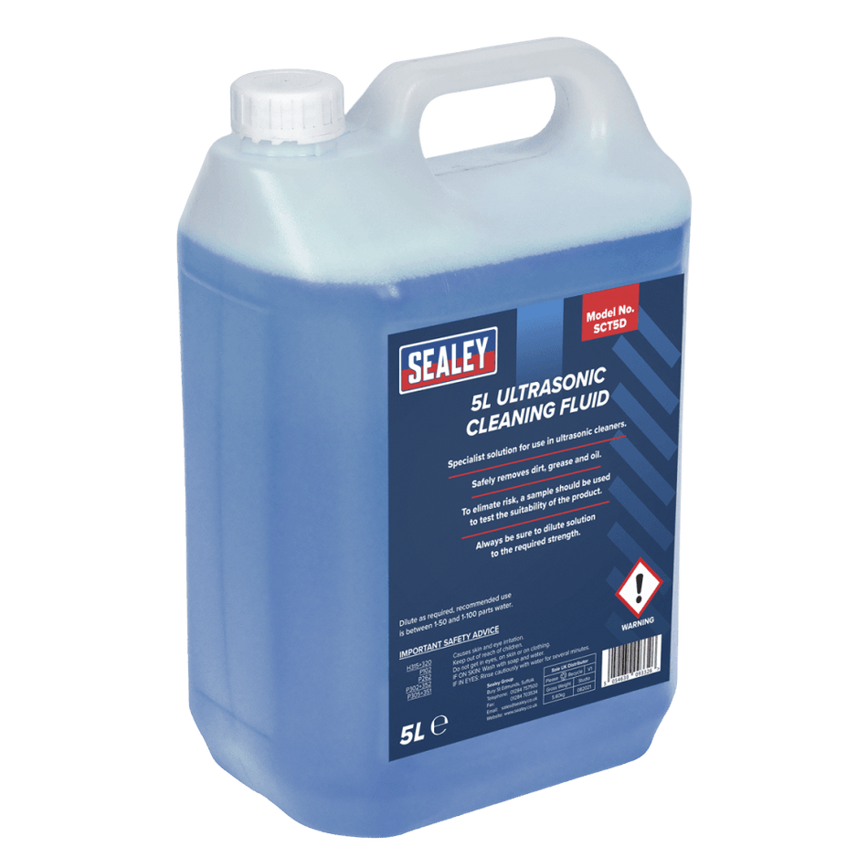 Sealey Ultrasonic Cleaning Fluid 5L Model No- SCT5D