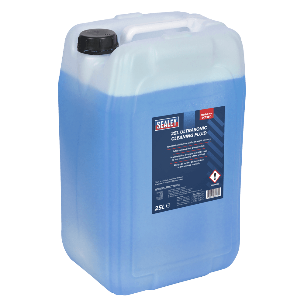 Sealey Ultrasonic Cleaning Fluid 25L Model No- SCT25D