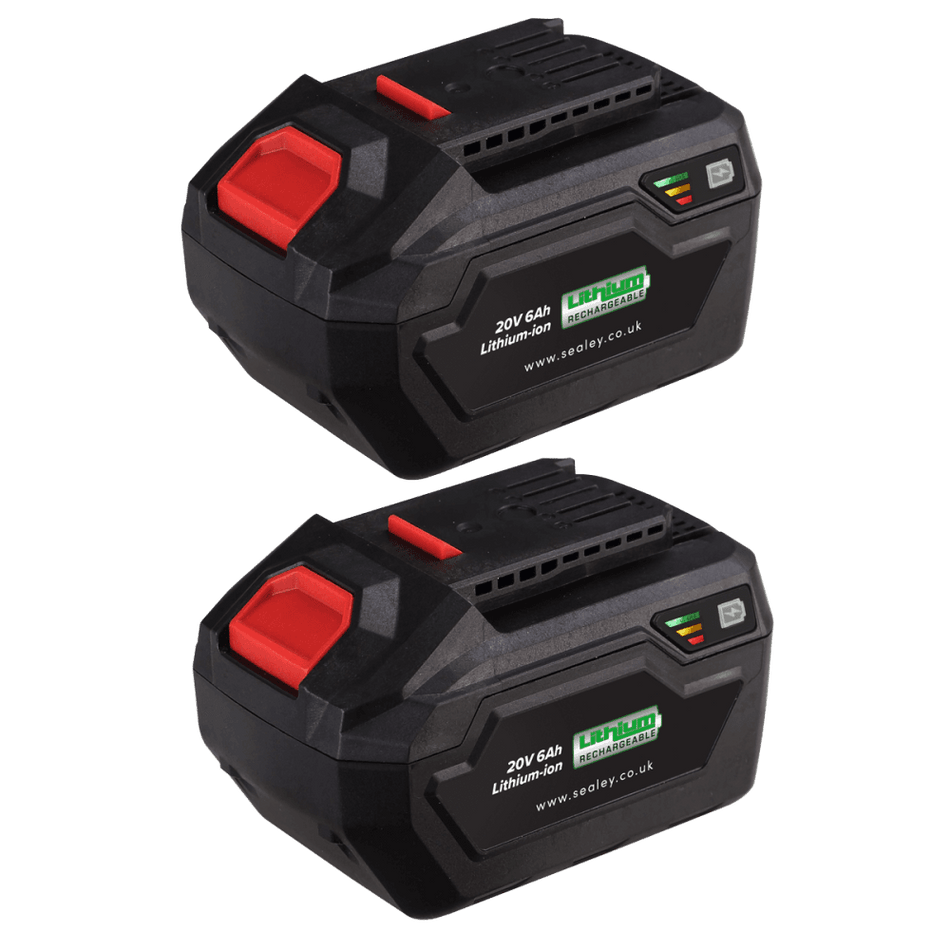 Sealey Power Tool Battery Pack 20V 6Ah Kit for SV20V Series Model No- BK06