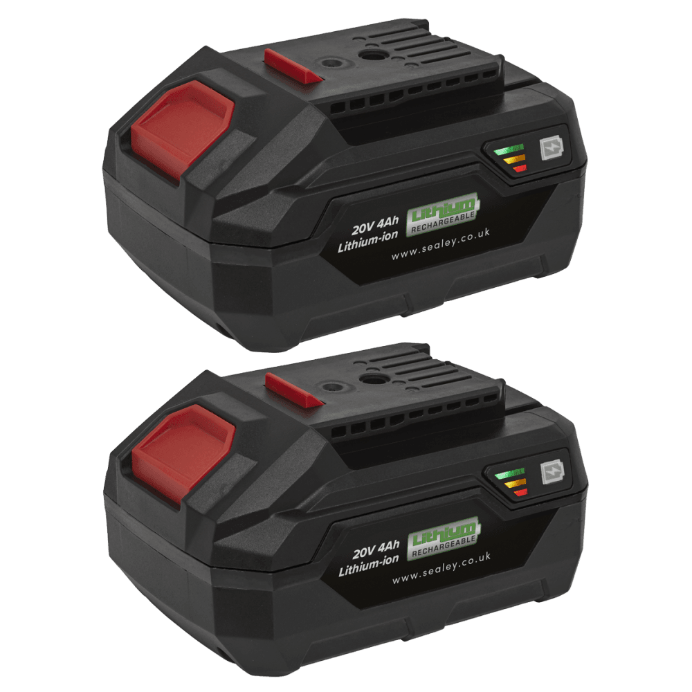 Sealey Power Tool Battery Pack 20V 4Ah Kit for SV20V Series Model No- BK04