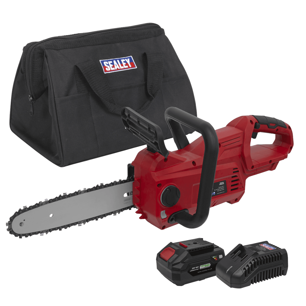 Sealey Cordless Chainsaw 25cm 20V Kit 4Ah Model No- CP20VCHSKIT1