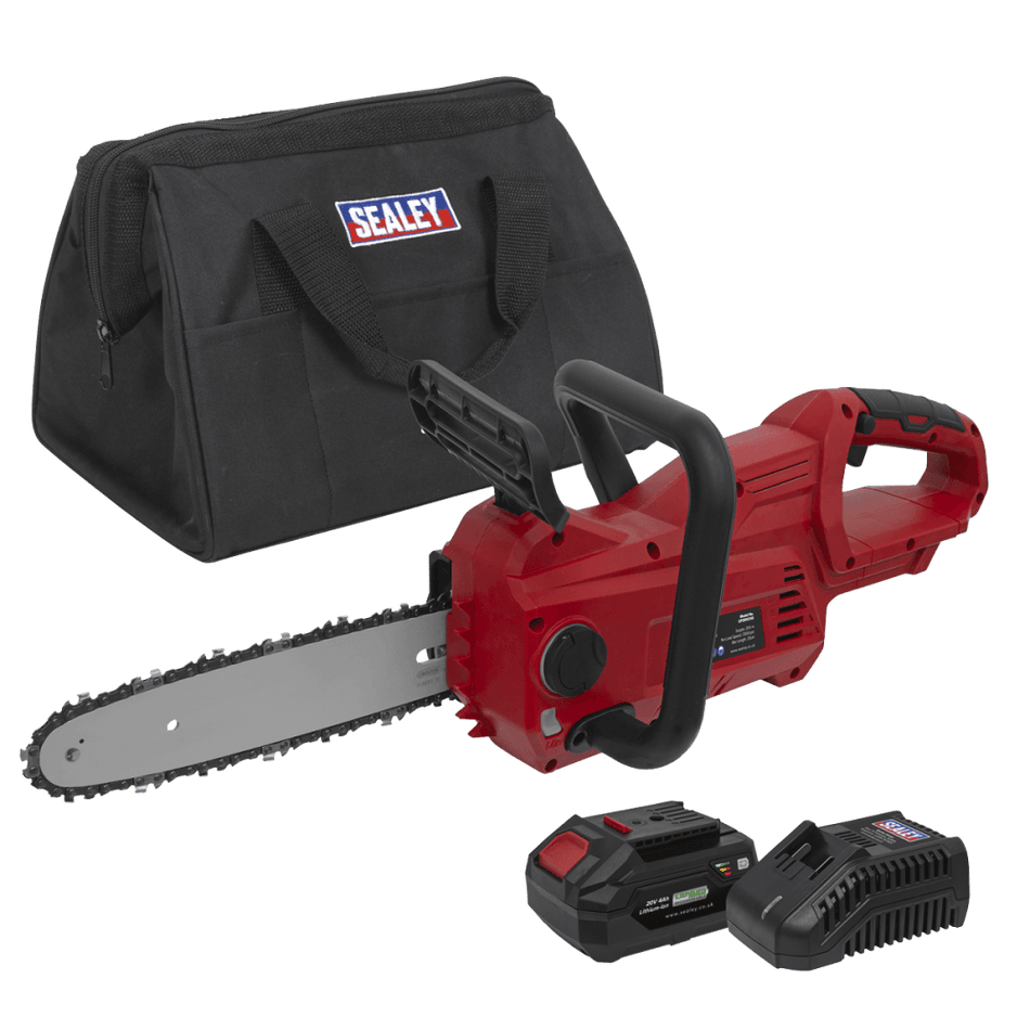 Sealey Cordless Chainsaw 25cm 20V Kit 4Ah Model No- CP20VCHSKIT1