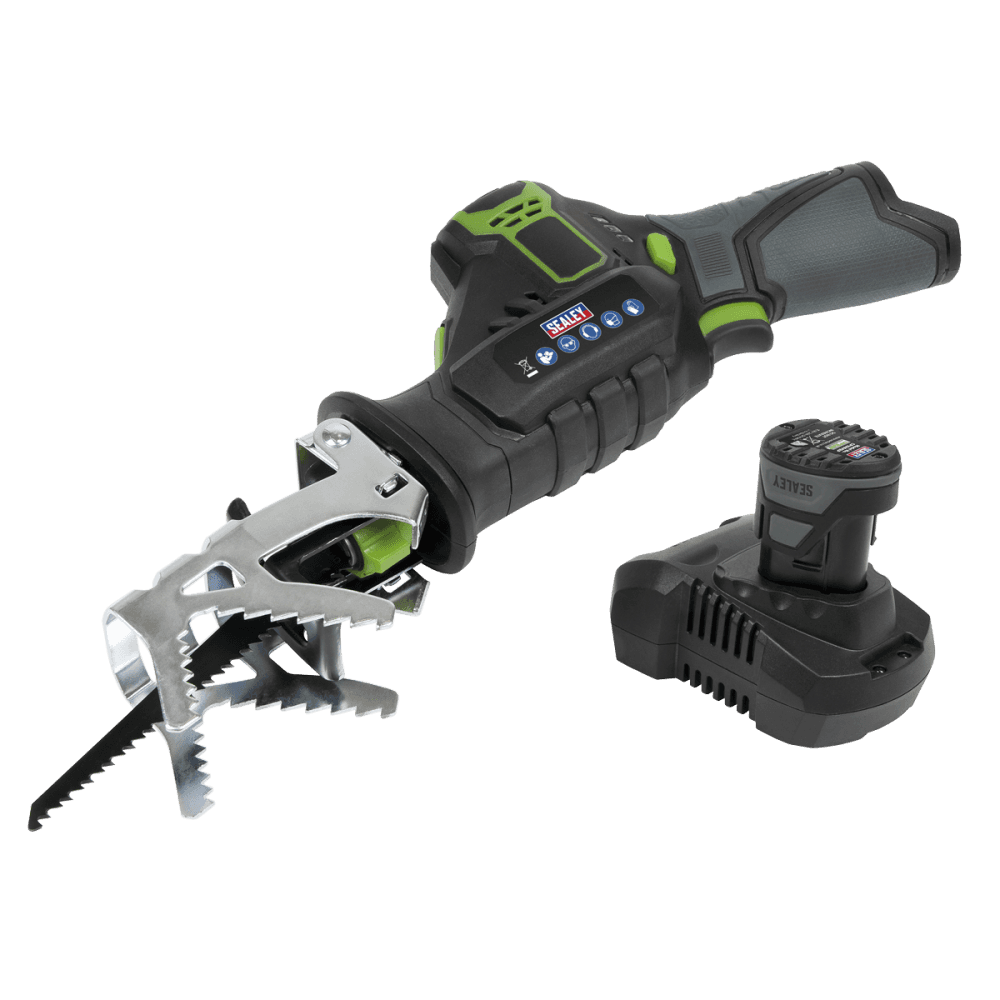 Sealey Cordless Reciprocating Saw Kit 10.8V 2Ah Model No- CP108VRS