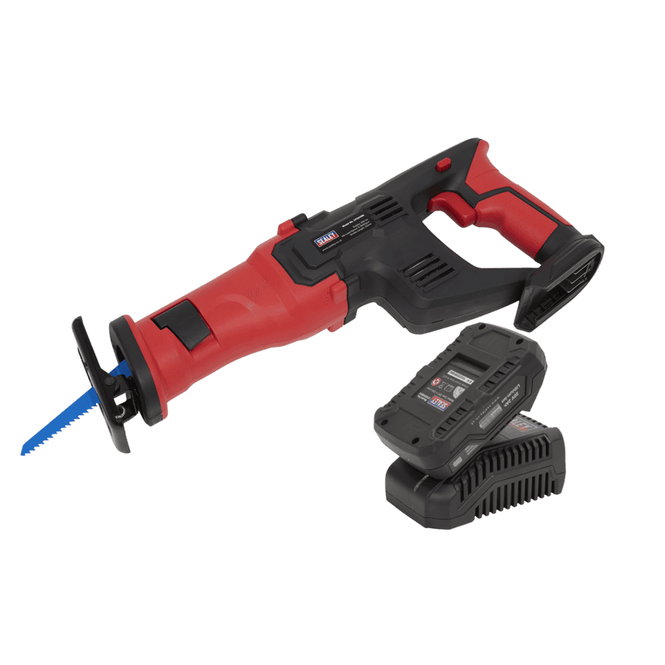 Sealey Cordless Reciprocating Saw Kit 20V 2Ah Model No- CP20VRSKIT1