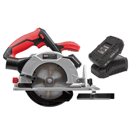 Sealey SV20 Series 150mm Cordless Circular Saw Kit 20V 2Ah Model No- CP20VCSKIT1