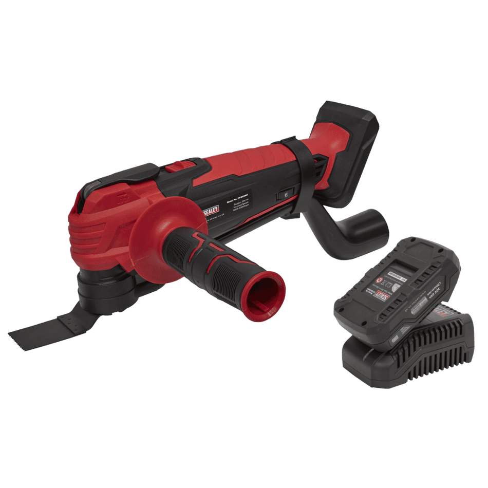 Sealey Cordless Oscillating Multi-Tool Kit 20V 2Ah Model No- CP20VMTKIT1