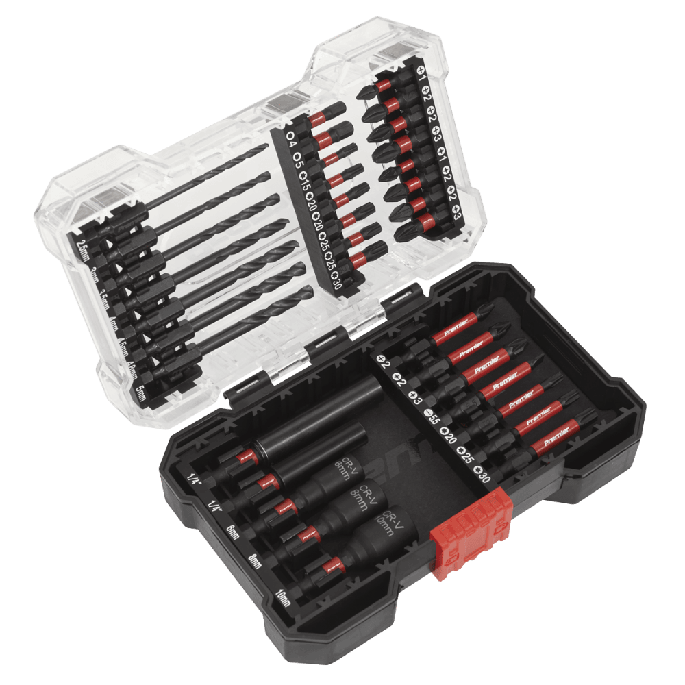 Sealey Power Tool Bit Set 35pc Impact Grade Model No- AK8284