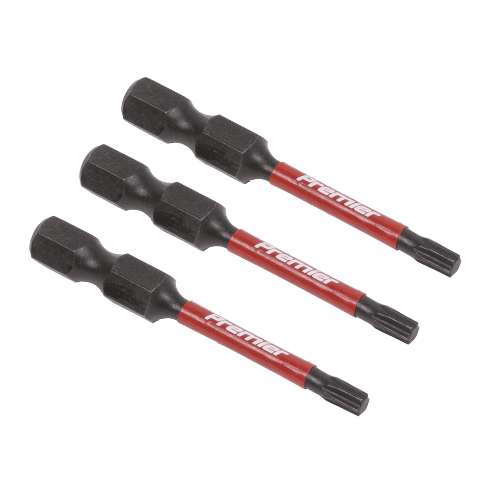 Sealey TRX-Star* T15 Impact Power Tool Bits 50mm - 3pc Model No- AK8241