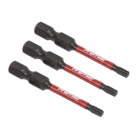 Sealey TRX-Star* T15 Impact Power Tool Bits 50mm - 3pc Model No- AK8241