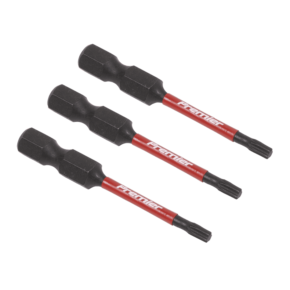 Sealey TRX-Star* T10 Impact Power Tool Bits 50mm - 3pc Model No- AK8240