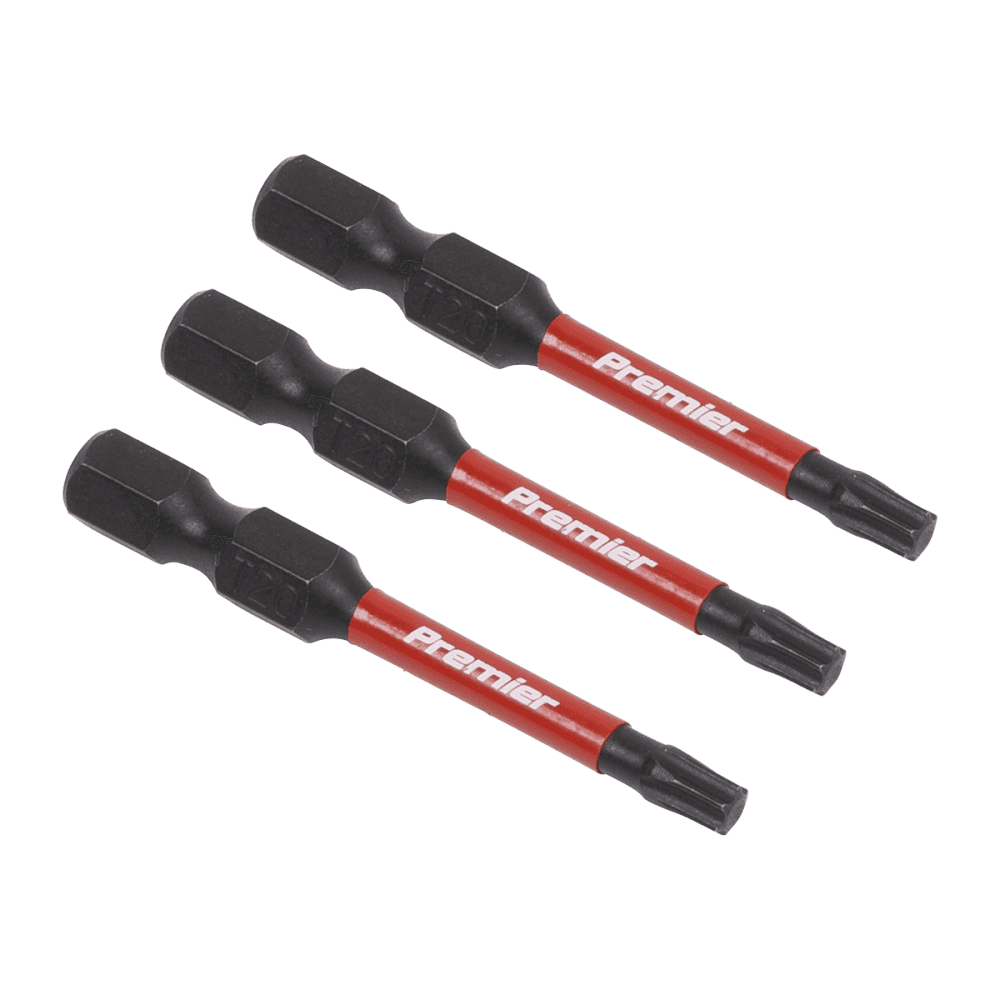 Sealey TRX-Star* T20 Impact Power Tool Bits 50mm - 3pc Model No- AK8242