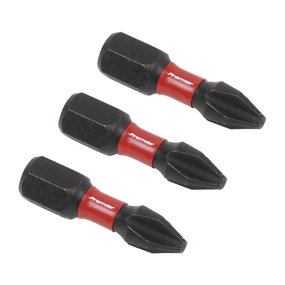Sealey Phillips #2 Impact Power Tool Bits 25mm - 3pc Model No- AK8205