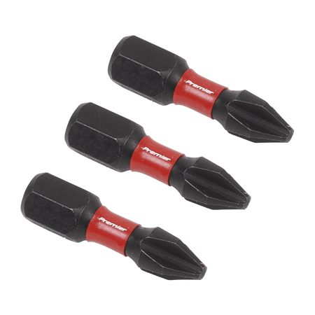 Sealey Phillips #2 Impact Power Tool Bits 25mm - 3pc Model No- AK8205
