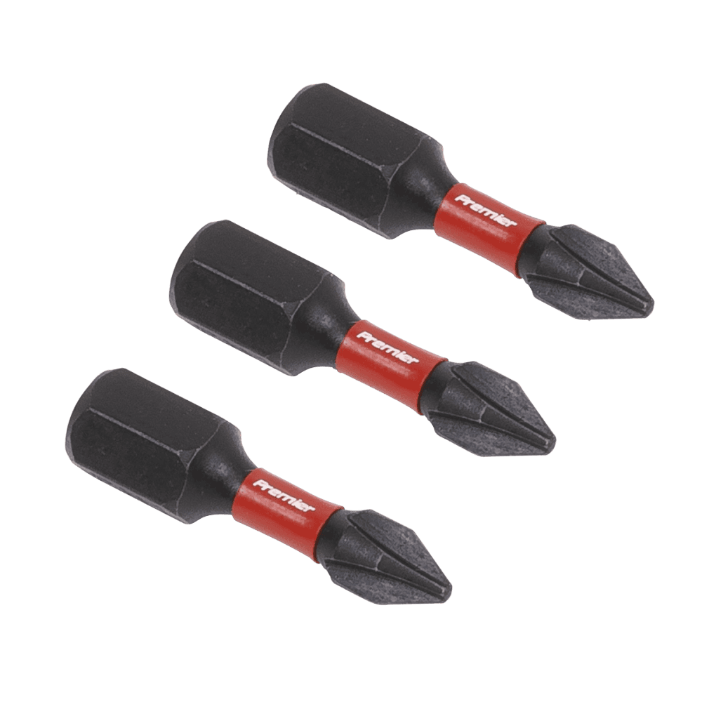 Sealey Phillips #1 Impact Power Tool Bits 25mm - 3pc Model No- AK8204