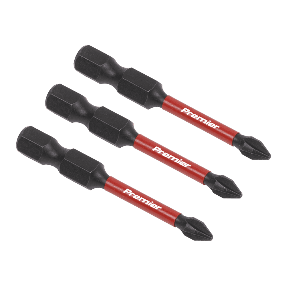 Sealey Phillips #1 Impact Power Tool Bits 50mm - 3pc Model No- AK8229