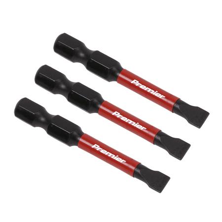 Sealey Slotted 5.5mm Impact Power Tool Bits 50mm - 3pc Model No- AK8227