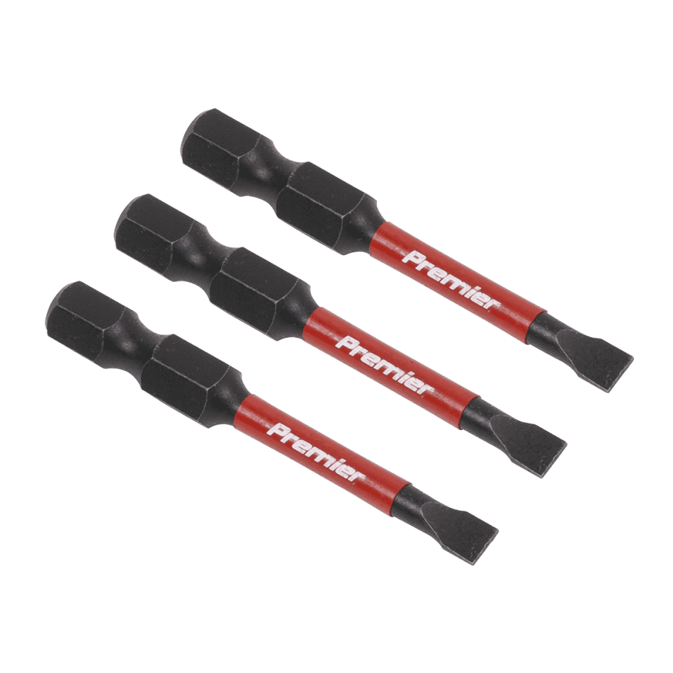Sealey Slotted 4.5mm Impact Power Tool Bits 50mm - 3pc Model No- AK8226