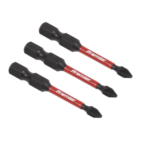 Sealey Pozi #1 Impact Power Tool Bits 50mm - 3pc Model No- AK8232