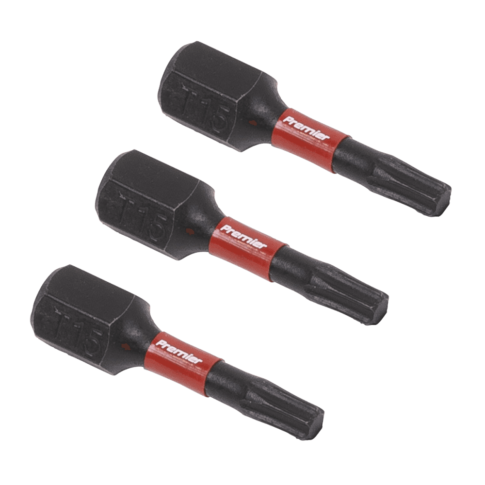 Sealey TRX-Star* T15 Impact Power Tool Bits 25mm - 3pc Model No- AK8216