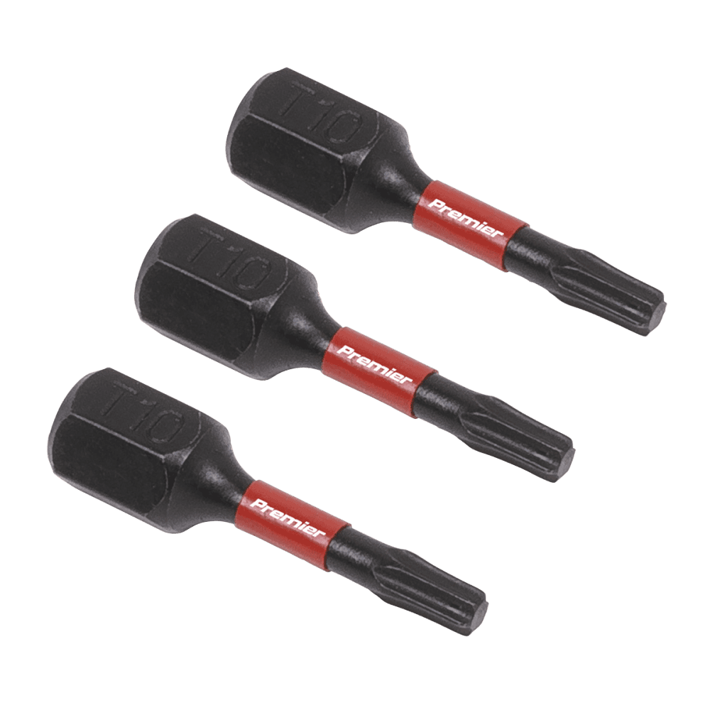 Sealey TRX-Star* T10 Impact Power Tool Bits 25mm - 3pc Model No- AK8215