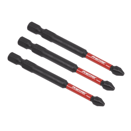 Sealey Phillips #2 Impact Power Tool Bits 75mm - 3pc Model No- AK8255