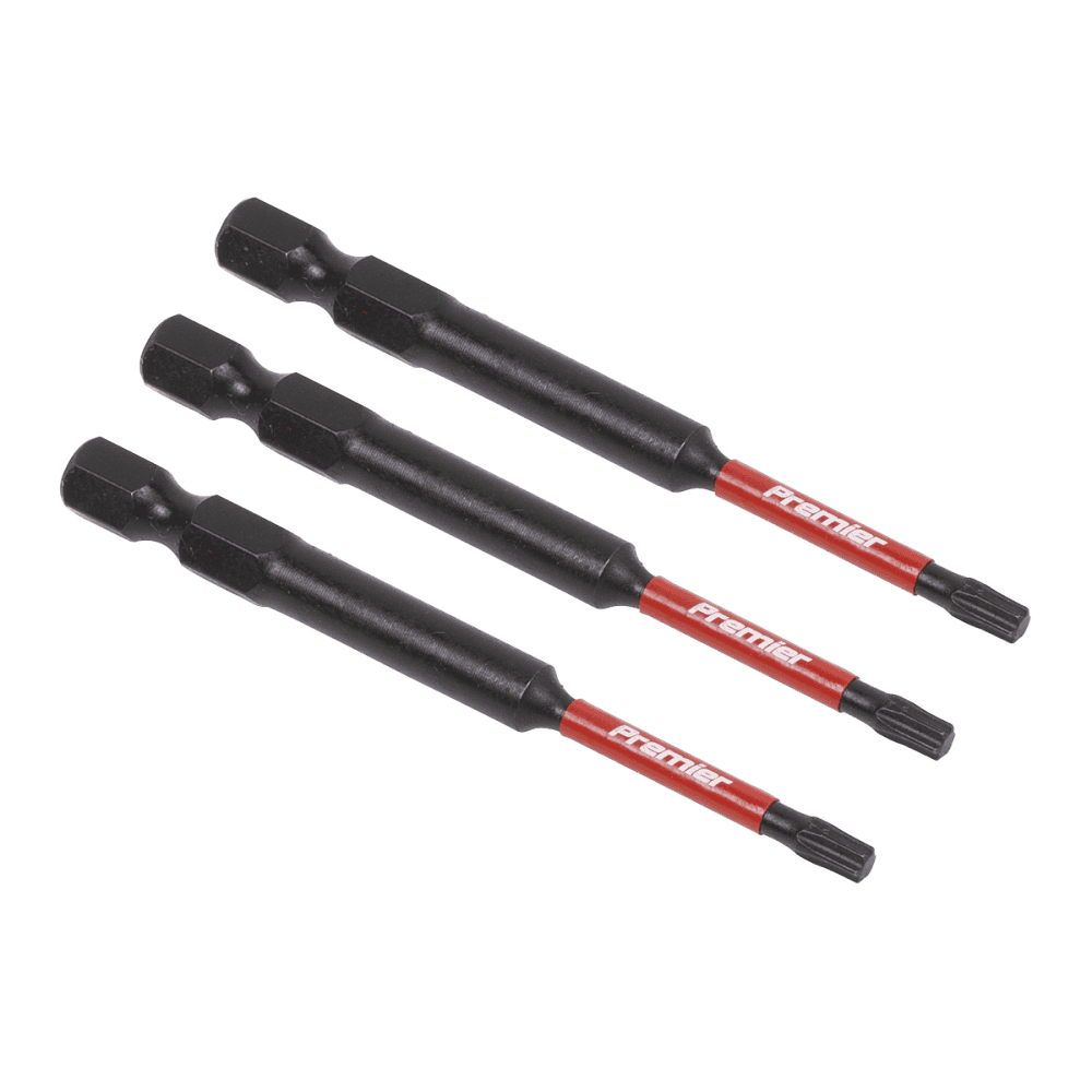 Sealey TRX-Star* T15 Impact Power Tool Bits 75mm - 3pc Model No- AK8266