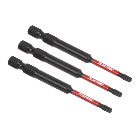 Sealey TRX-Star* T15 Impact Power Tool Bits 75mm - 3pc Model No- AK8266