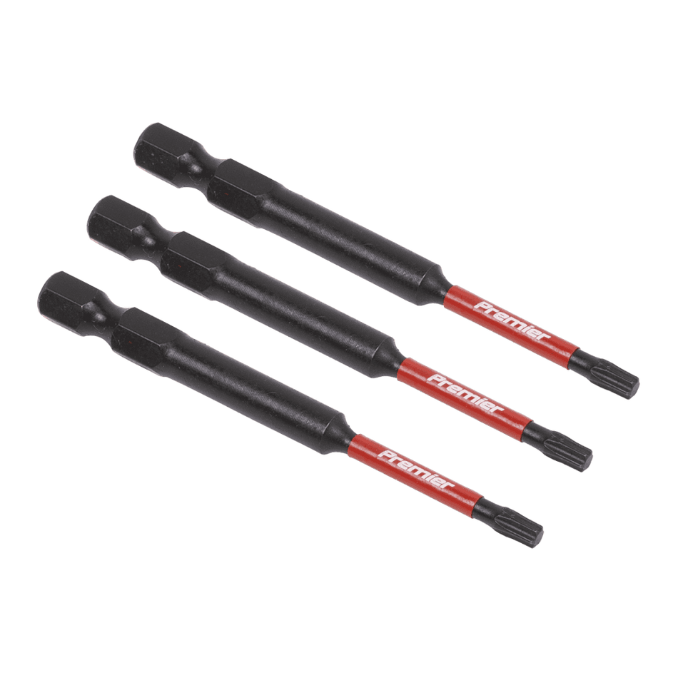 Sealey TRX-Star* T15 Impact Power Tool Bits 75mm - 3pc Model No- AK8266