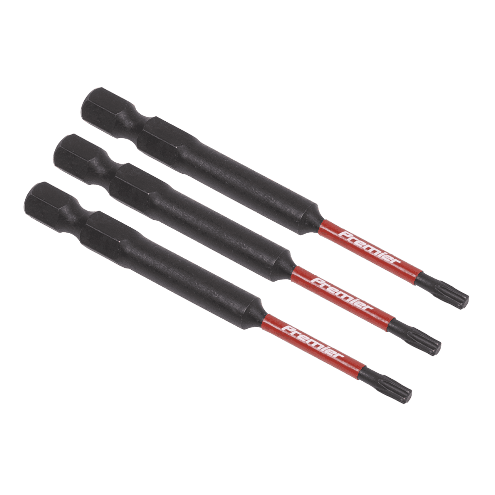 Sealey TRX-Star* T10 Impact Power Tool Bits 75mm - 3pc Model No- AK8265