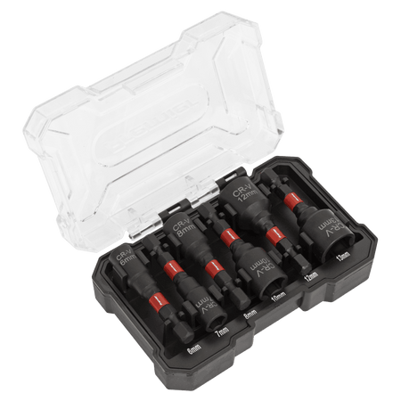 Sealey Nut Driver Set 6pc Impact Grade Model No- AK8287